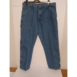 NWT Rustler By Wrangler  Carpenter Denim Blue Heavyweight Jeans 36x30